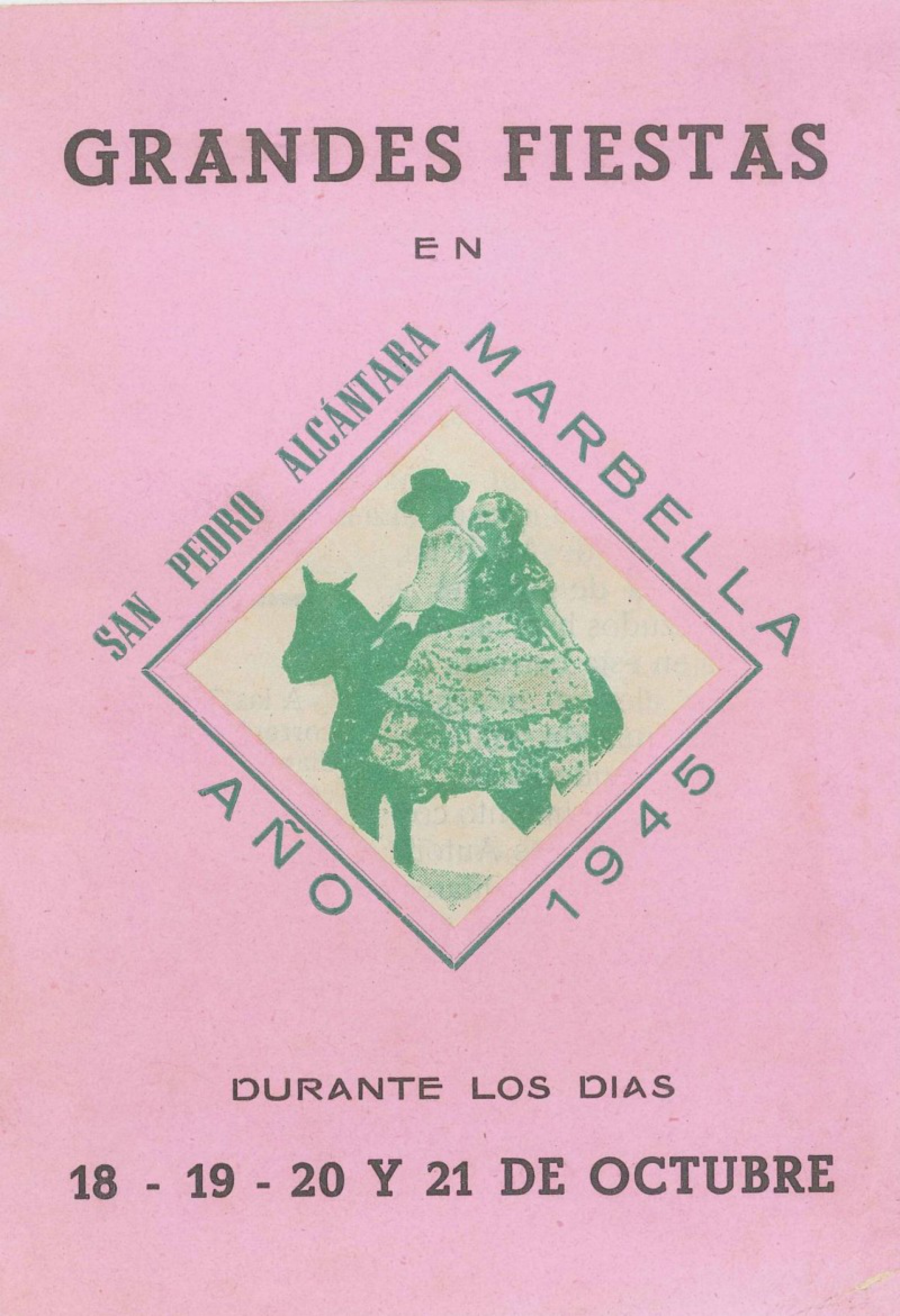 Feria y Fiestas de San Bernabé 1945 Marbella